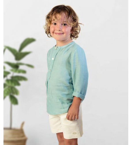 Habitar heroína Robusto Camisa niño verde agua - Arca Boutique Infantil-Juvenil