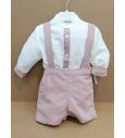 Camisa m/larga con maquilaje+pantalón corto