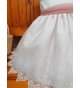 Vestido bebé encaje rosa
