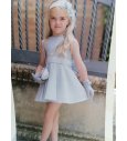 Vestido evasé lino