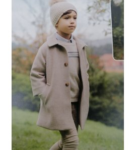 ABRIGO UNISEX PAÑETE ARENA