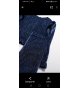 Conjunto blusa m/l y pantalón plisado marino irisado