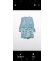 Conjunto de falda y blusa m/l plisada tornasol