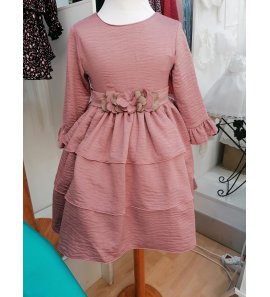 Vestido bambula de seda maquillaje m/f