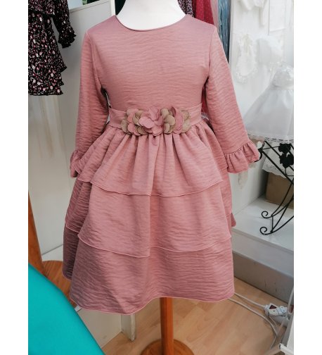 Vestido bambula de seda maquillaje m/f