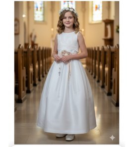Vestido COMUNION CUERPO BORDADO