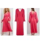 Vestido EXCLUSIVO plisado FUCSIA