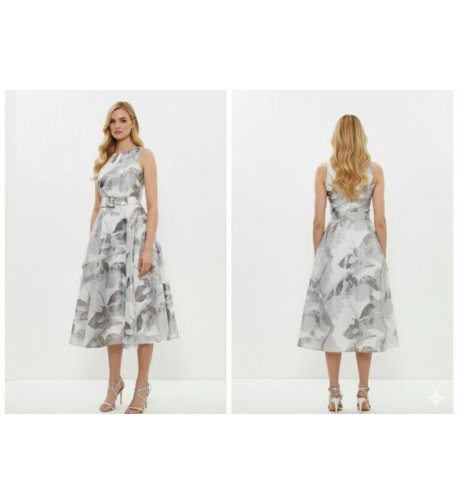 Vestido EXCLUSIVO devoré plata