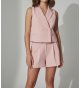 Conjunto top chaleco con bermuda