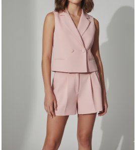 Conjunto top chaleco con bermuda