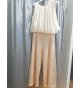 Conjunto pantalón largo lentejuelas+top seda