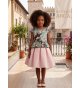 Vestido cuerpo peplum con torera