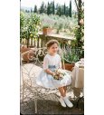 Vestido ROMÁNTICO m/f tul oceano
