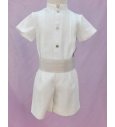 CAMISA LINO BEIGE