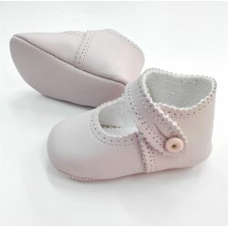 Zapato BEBE piel BOTÓN